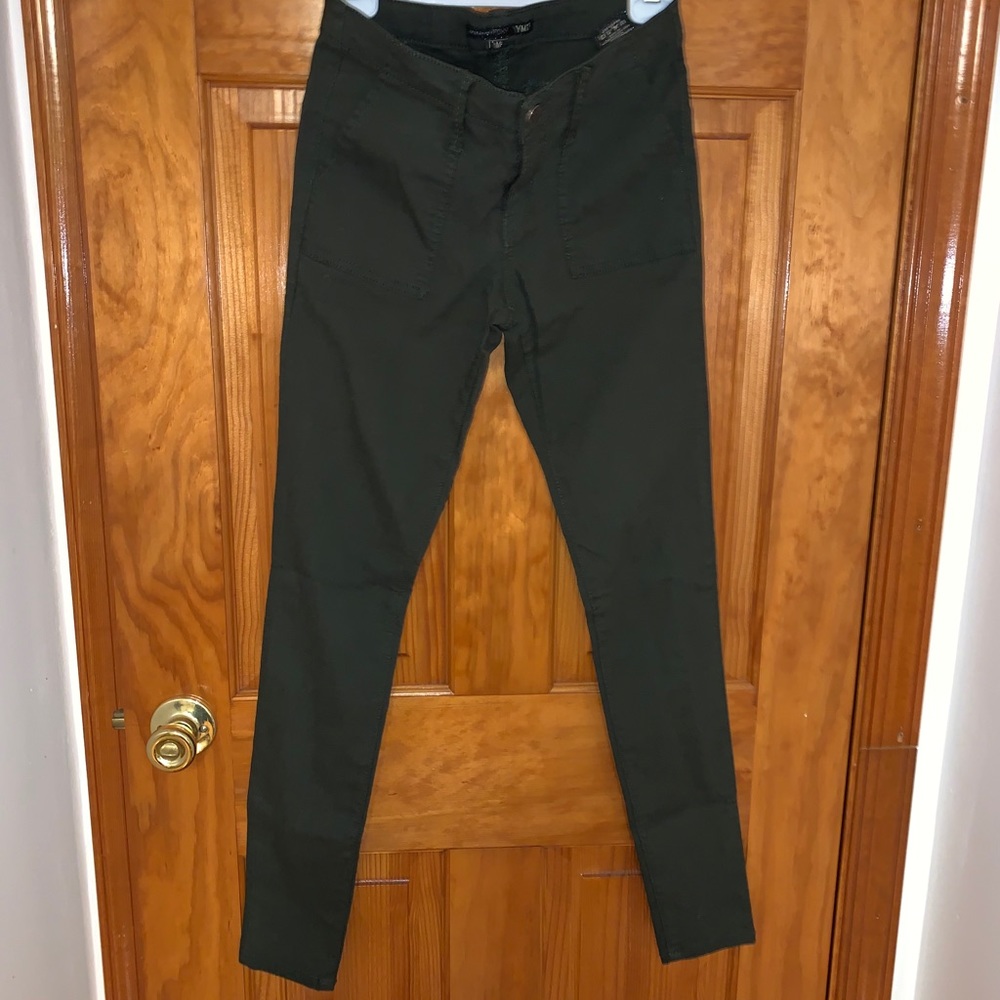YMI olive green cotton pants